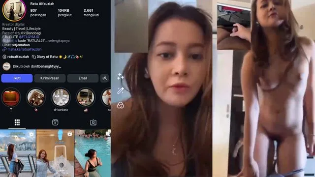 Bokep Indo VCS Ratualfauziah Seleb IG Cantik Colmek Keenakan