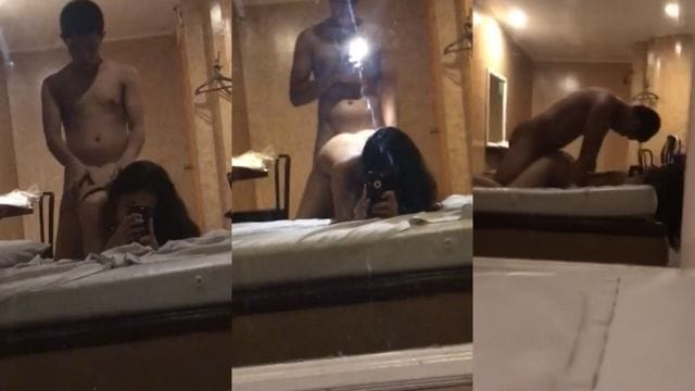 Bokep Indo Skandal Mahasiswi Staycation Doggy Sampe Crot