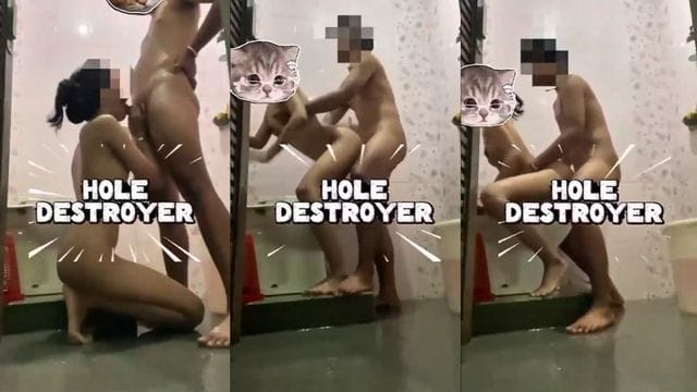 Bokep Indo Konten Alter Hole Destroyer Ngentot di Toilet